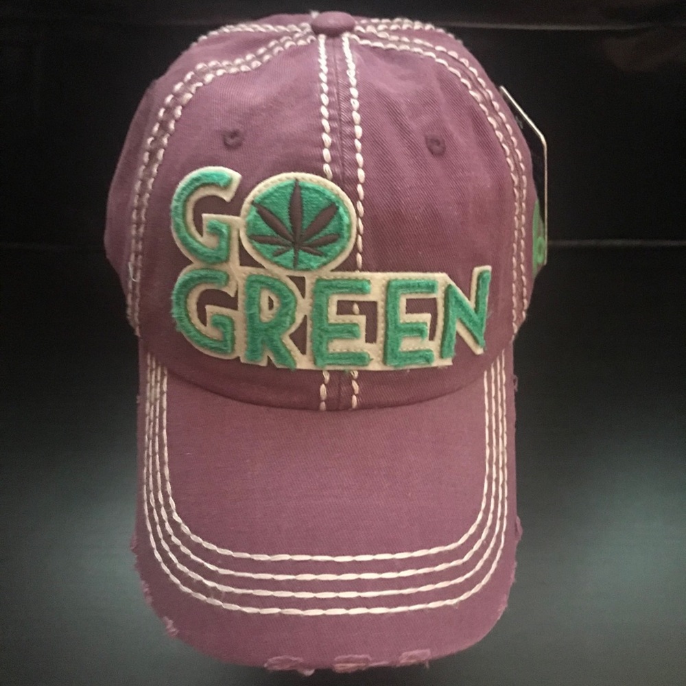 Baseball cap 420 Go Green logo